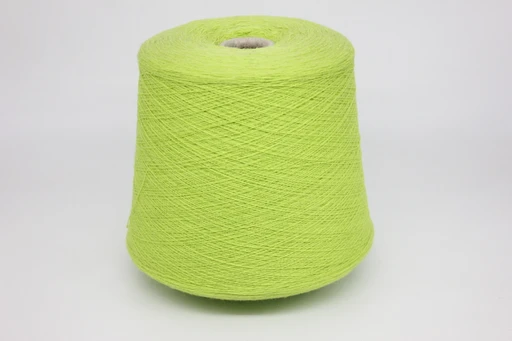 Бобинная пряжа LINSIEME Art: WOOL 100 2/3000 (100% меринос), 1500м/100гр неоновый